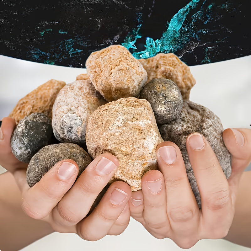Geode Crystal Break - 10pcs Natural Quartz Geode Eggs, Agate