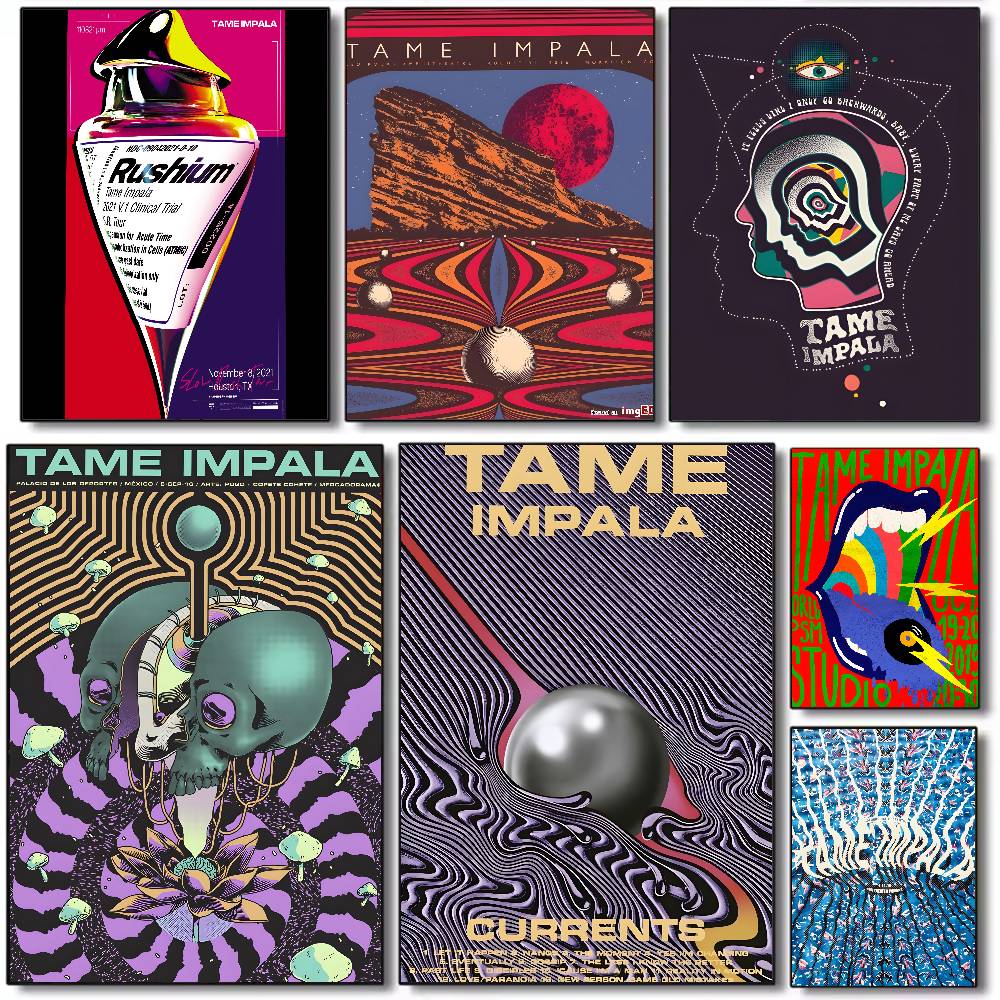 Singer Star Tame Impala Classi - مراجعة Star Map Poster وسعره
