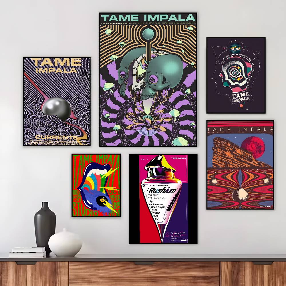 Singer Star Tame Impala Classi - مراجعة Star Map Poster وسعره