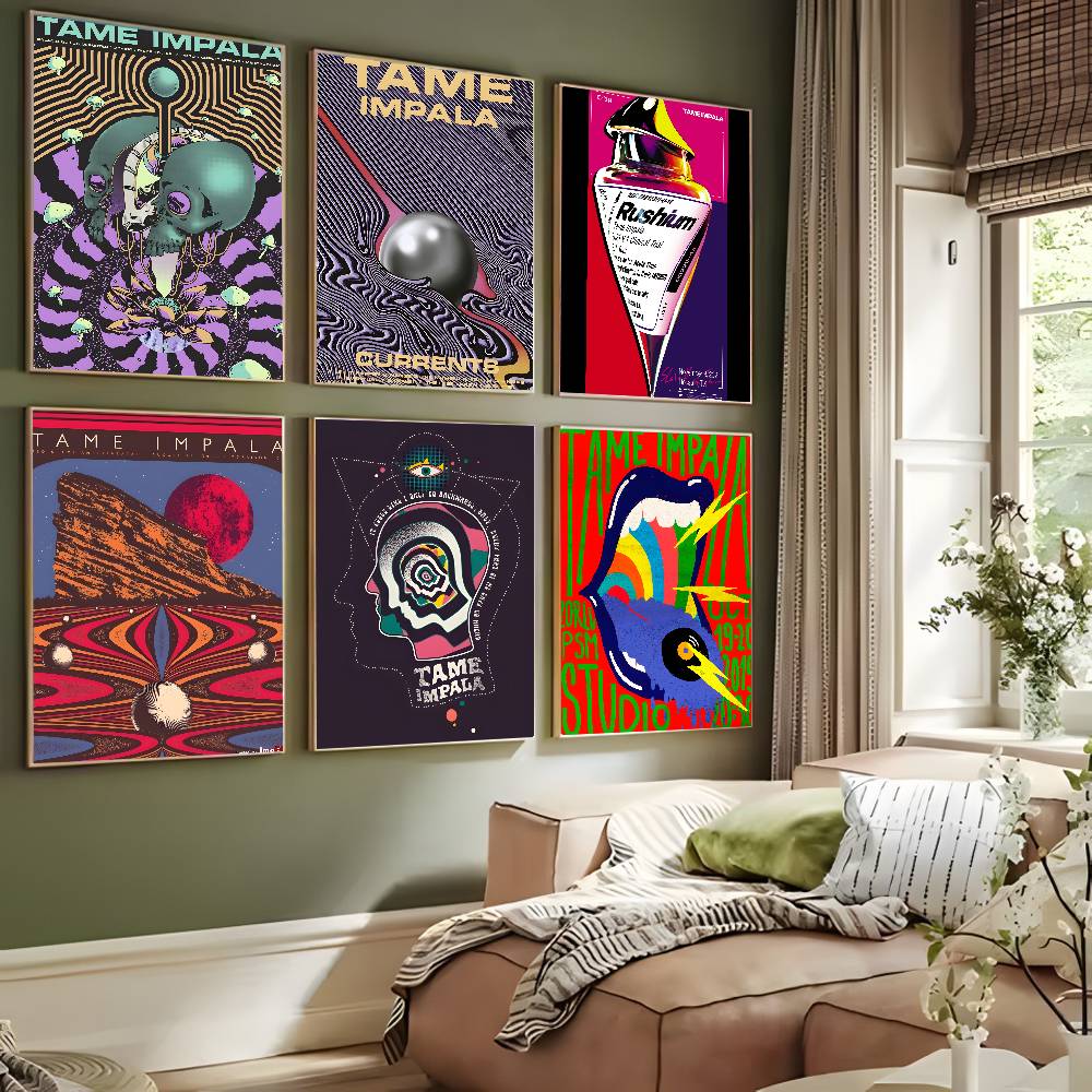 Singer Star Tame Impala Classi - مراجعة Star Map Poster وسعره