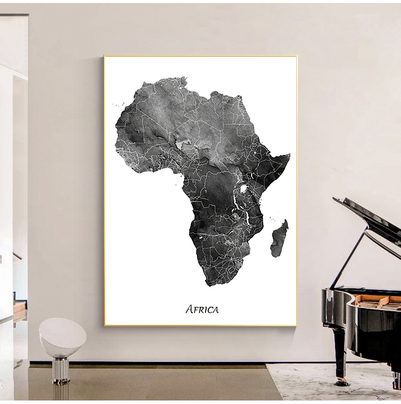 Africa map posters and prints  - مراجعة Star Map Poster وسعره