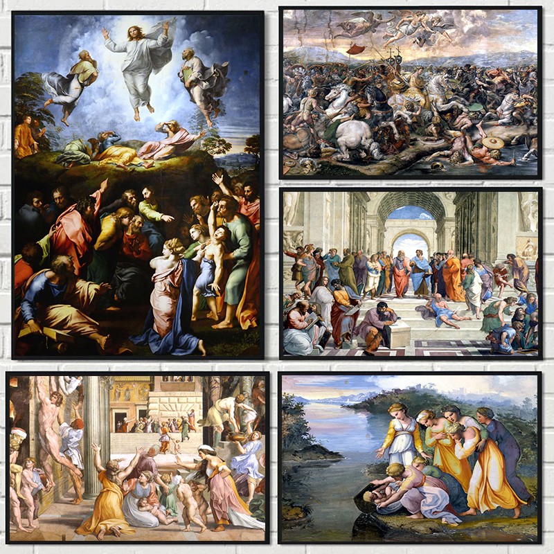 Famous Painter Raphael Paintin - مراجعة Star Map Poster وسعره