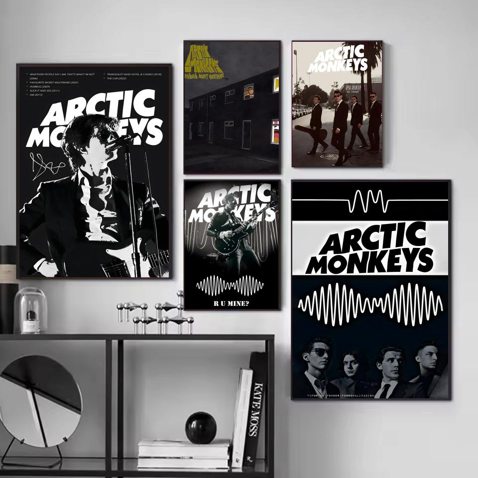 Vintage A-Arctic Monkeys Rock  - مراجعة Star Map Poster وسعره