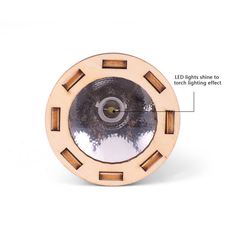 Wooden DIY Flashlight Puzzle K - مراجعة Science Project Diy وسعره