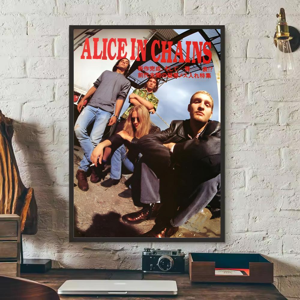 A-Alice in Chains Band Poster  - مراجعة Star Map Poster وسعره