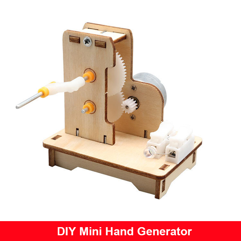 DIY Mini Hand Generator DIY Sc - مراجعة Science Project Diy وسعره