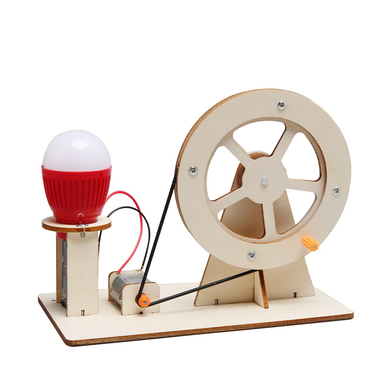 Mini DIY Hand Crank Generator  - مراجعة Science Project Diy وسعره