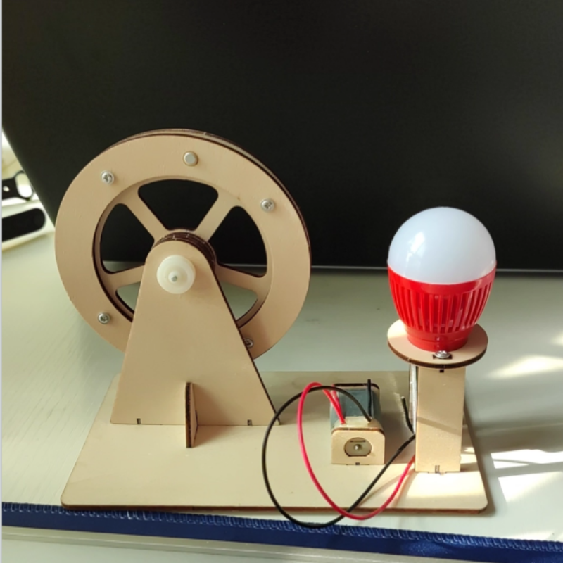 Mini DIY Hand Crank Generator  - مراجعة Science Project Diy وسعره