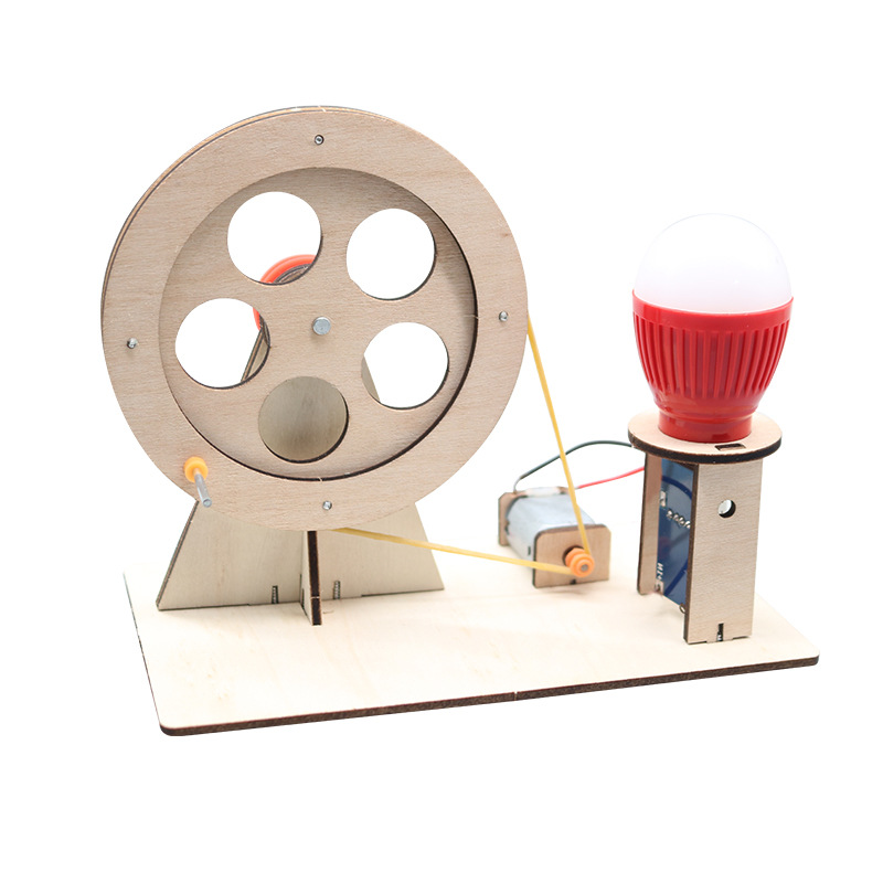 Mini DIY Hand Crank Generator  - مراجعة Science Project Diy وسعره