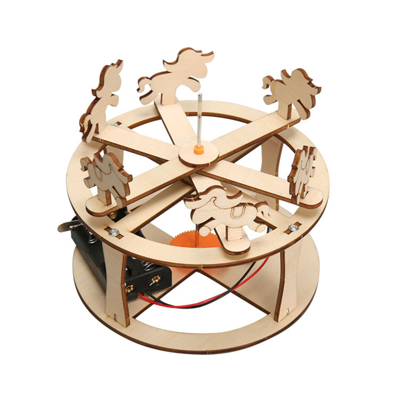 HUAHUABuild Your Own Carousel  - مراجعة Science Project Diy وسعره