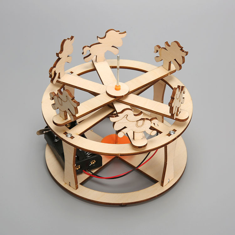 HUAHUABuild Your Own Carousel  - مراجعة Science Project Diy وسعره