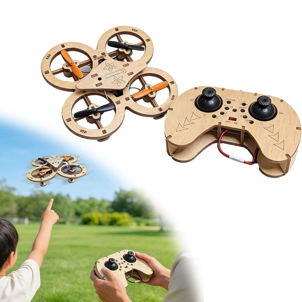 DIY Wooden RC Drone Quadcopter - مراجعة Science Project Diy وسعره