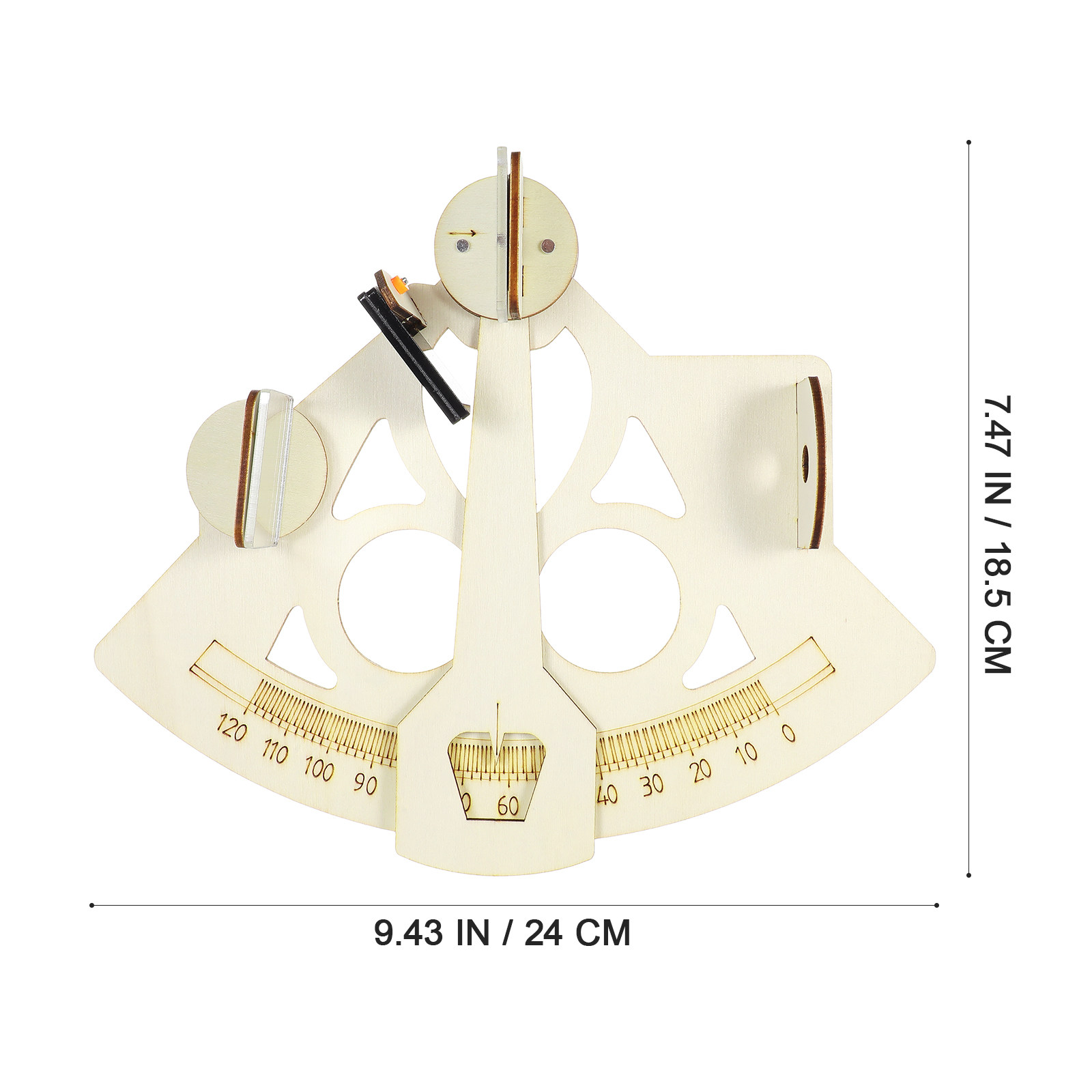1Set DIY Nautical Sextant Crea - مراجعة Science Project Diy وسعره