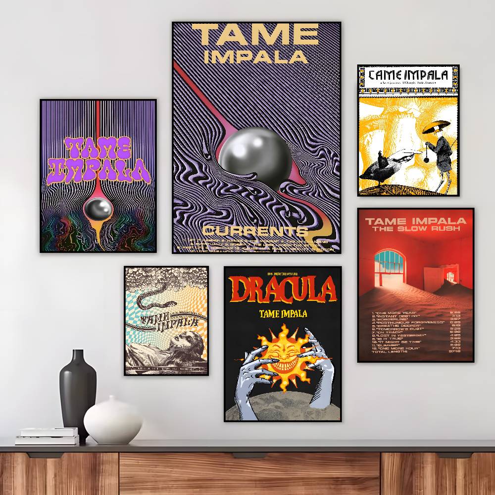 Popular Band Star Tame Impala  - مراجعة Star Map Poster وسعره