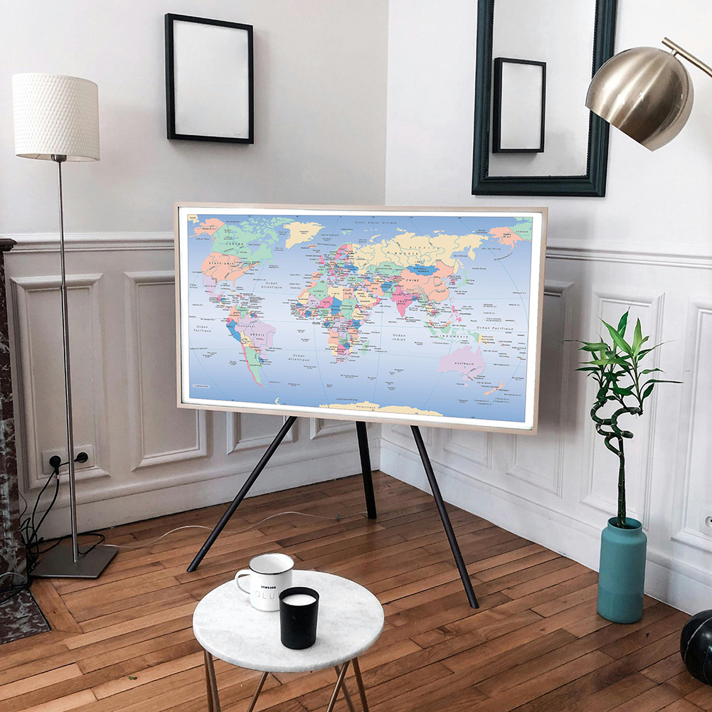 Unframed World Map French Lang - مراجعة Star Map Poster وسعره