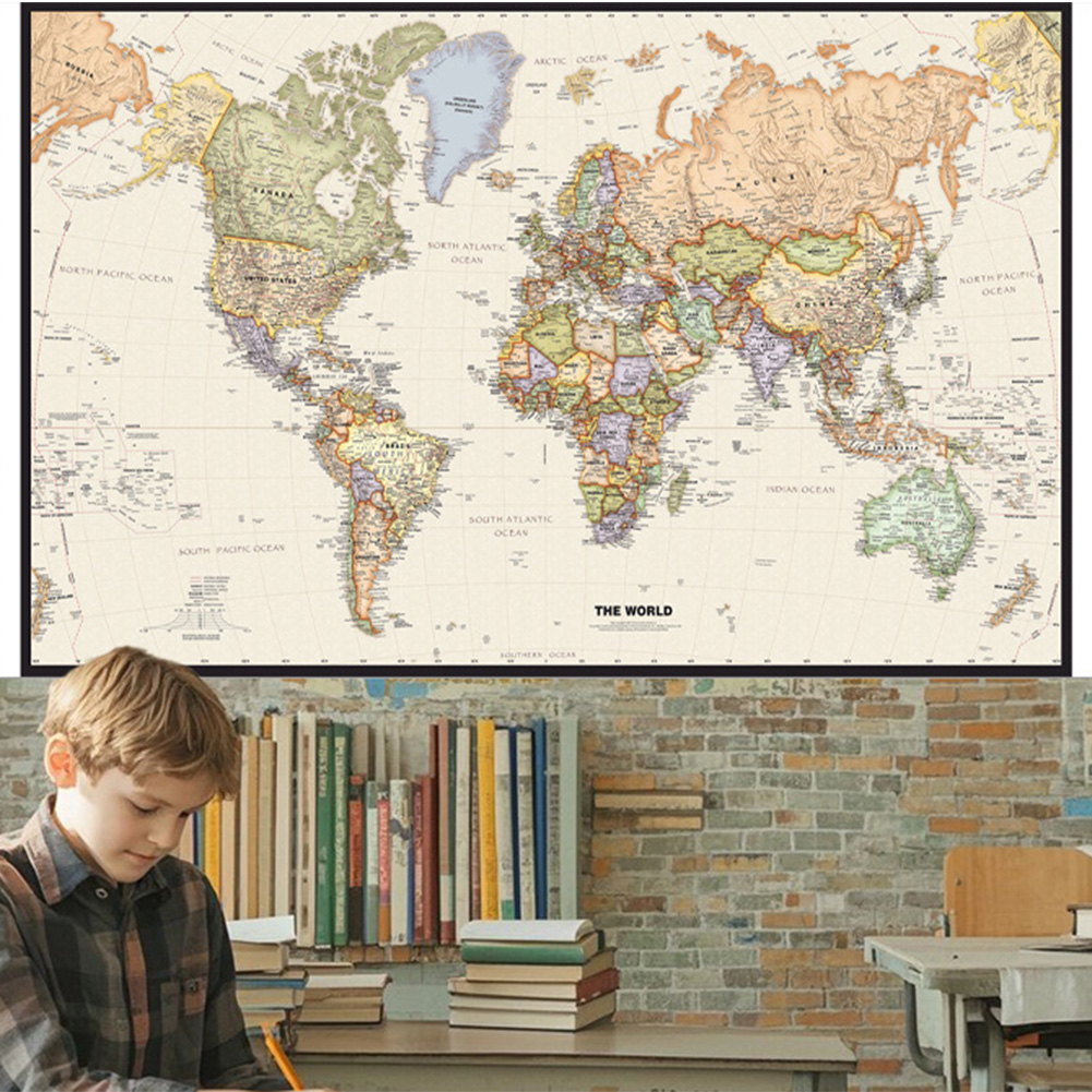 127x81cm/50x32inch Vintage Wor - مراجعة Star Map Poster وسعره