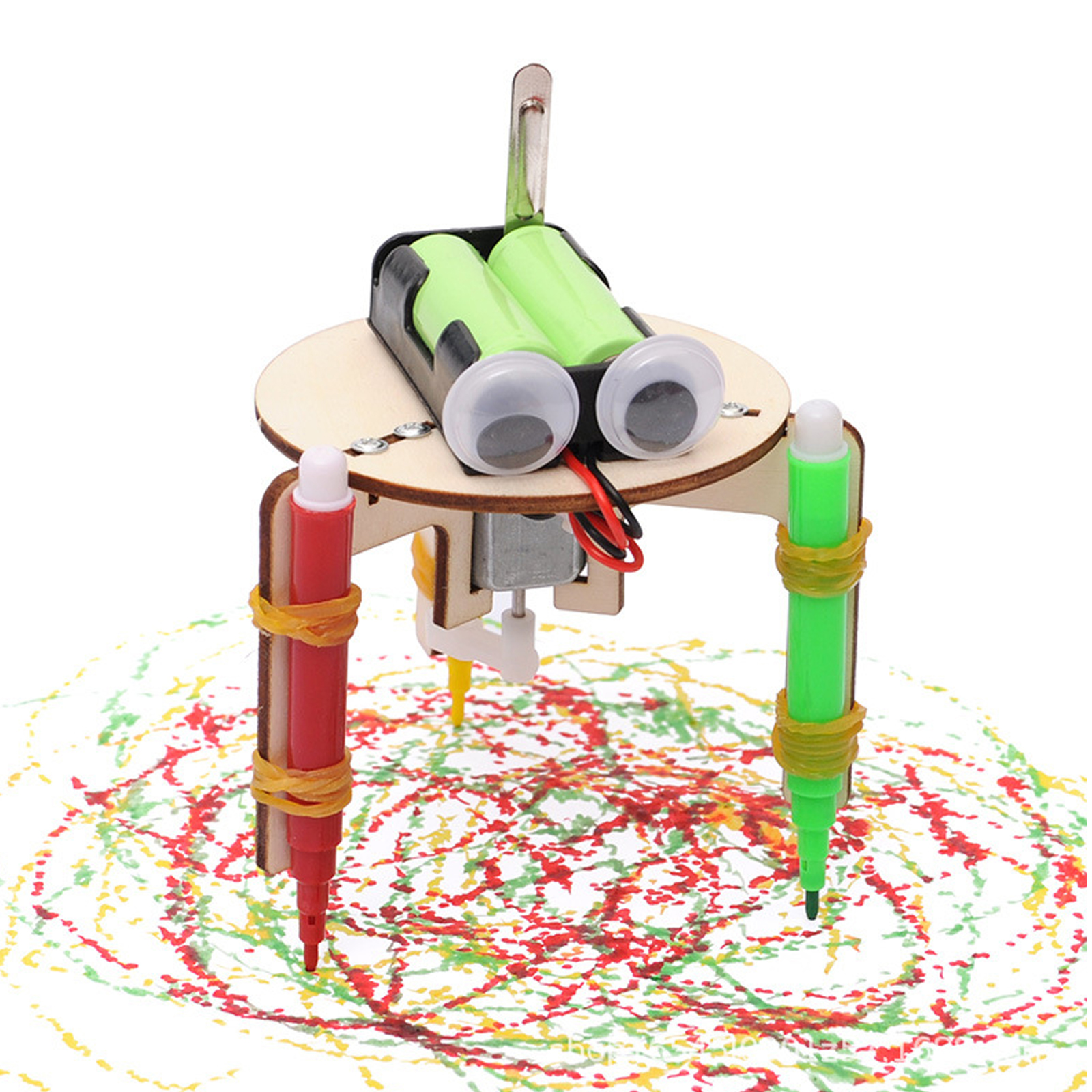 DIY Electric Vibration Graffit - مراجعة Science Project Diy وسعره