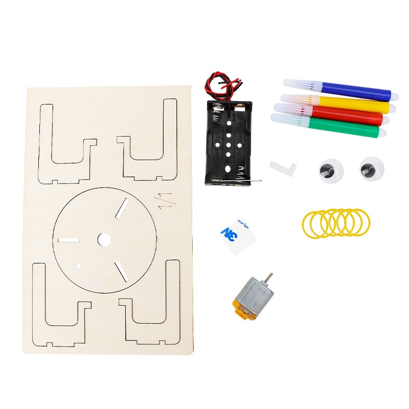 DIY Electric Vibration Graffit - مراجعة Science Project Diy وسعره