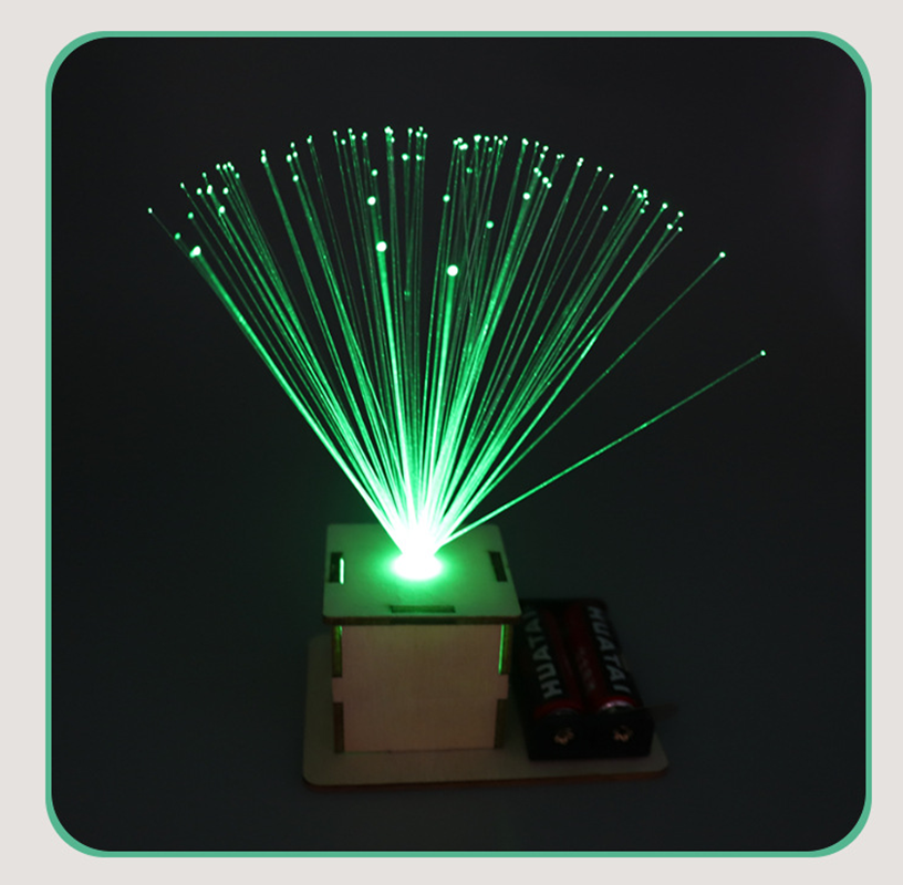 DIY Color Fiber Optic Light ST - مراجعة Science Project Diy وسعره