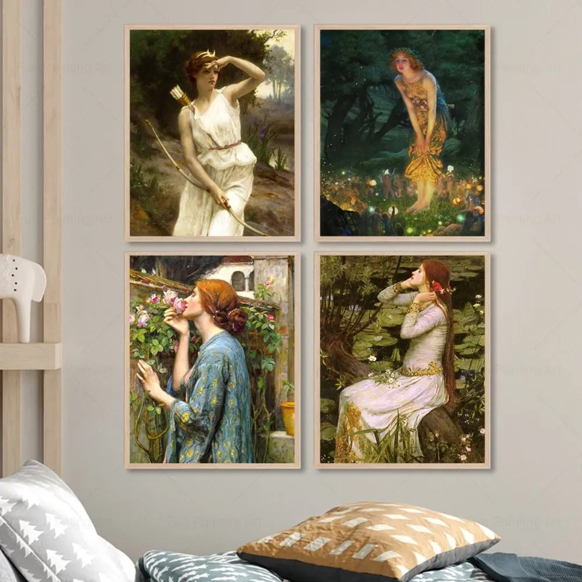 Pre-Raphaelite British Art Set - مراجعة Star Map Poster وسعره