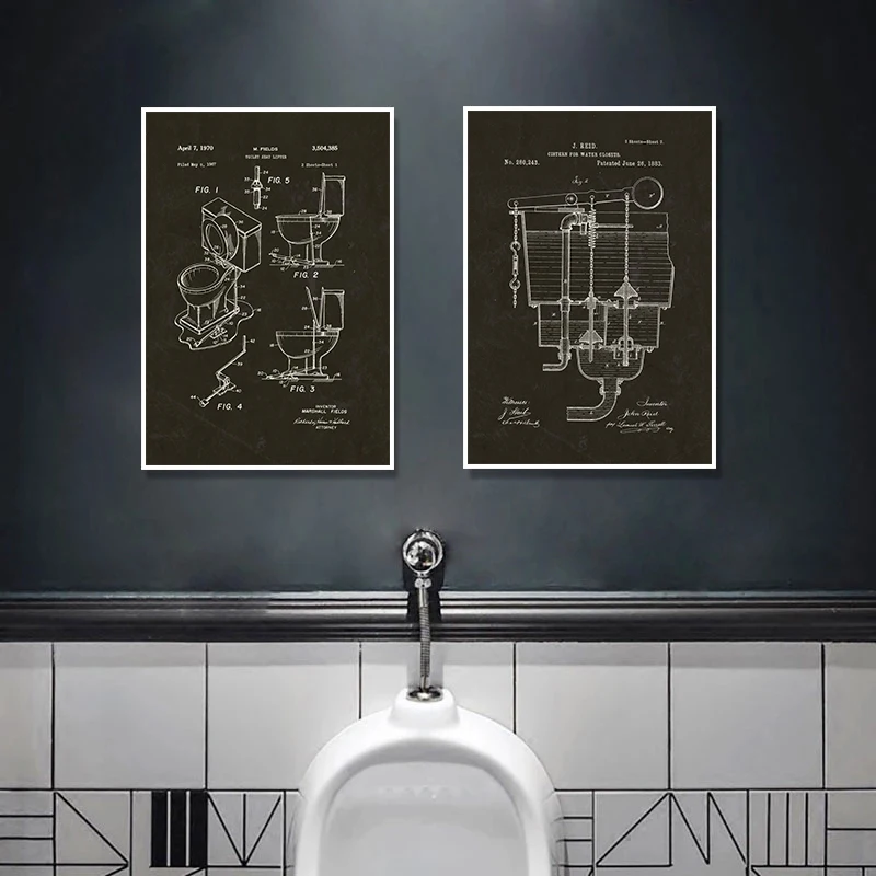 Modern Toilet Paper Blueprint  - مراجعة Star Map Poster وسعره
