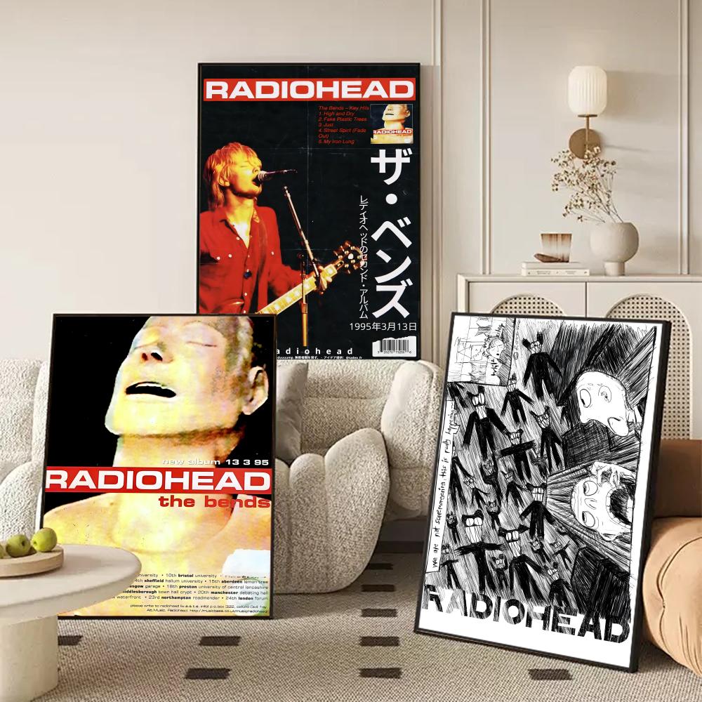 Rock Band Characters Radiohead - مراجعة Star Map Poster وسعره