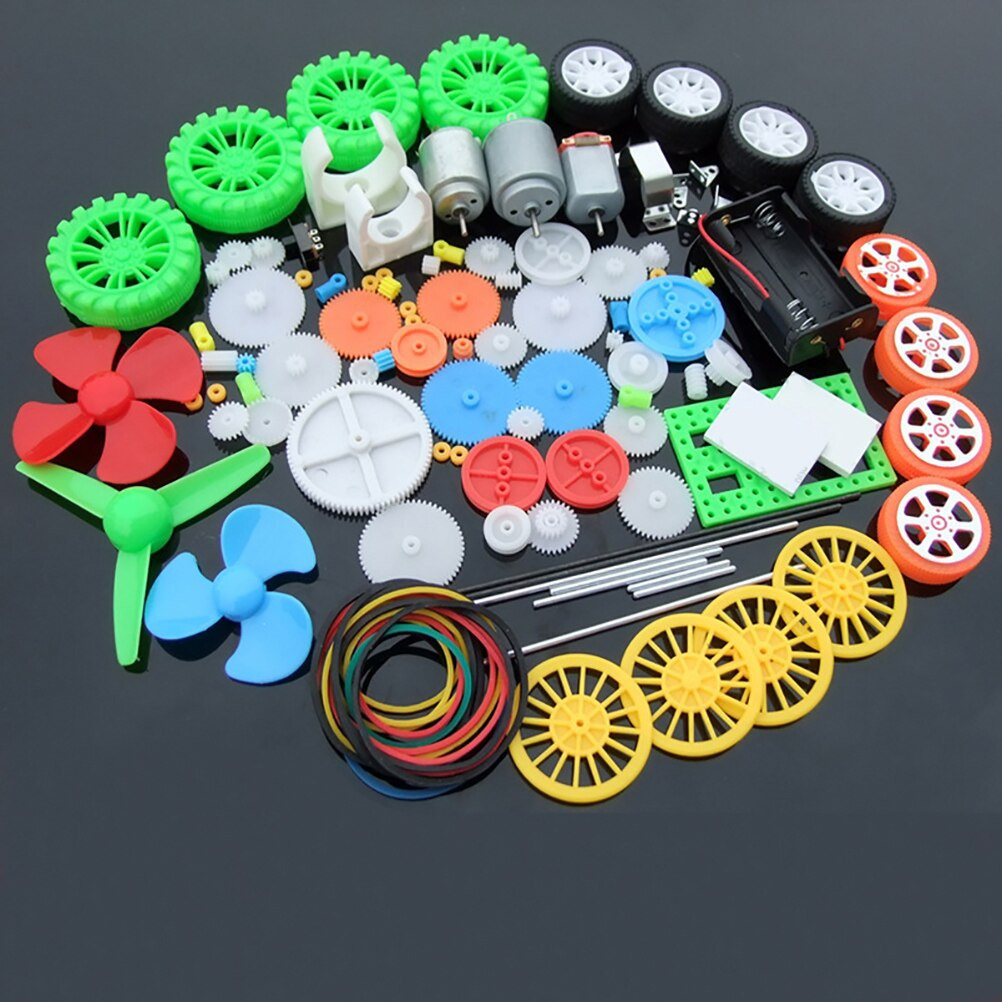 112pcs DC Motor Kit Electric M - مراجعة Science Project Diy وسعره