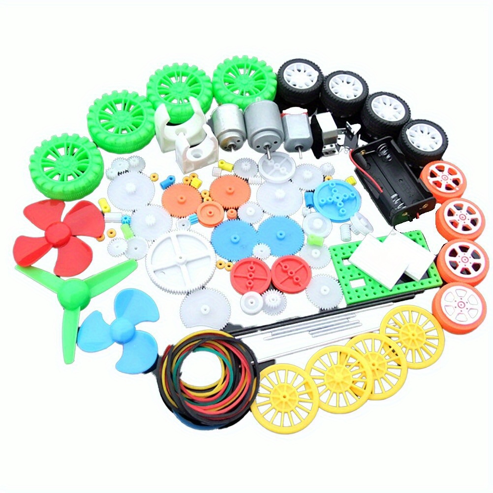112pcs DC Motor Kit Electric M - مراجعة Science Project Diy وسعره