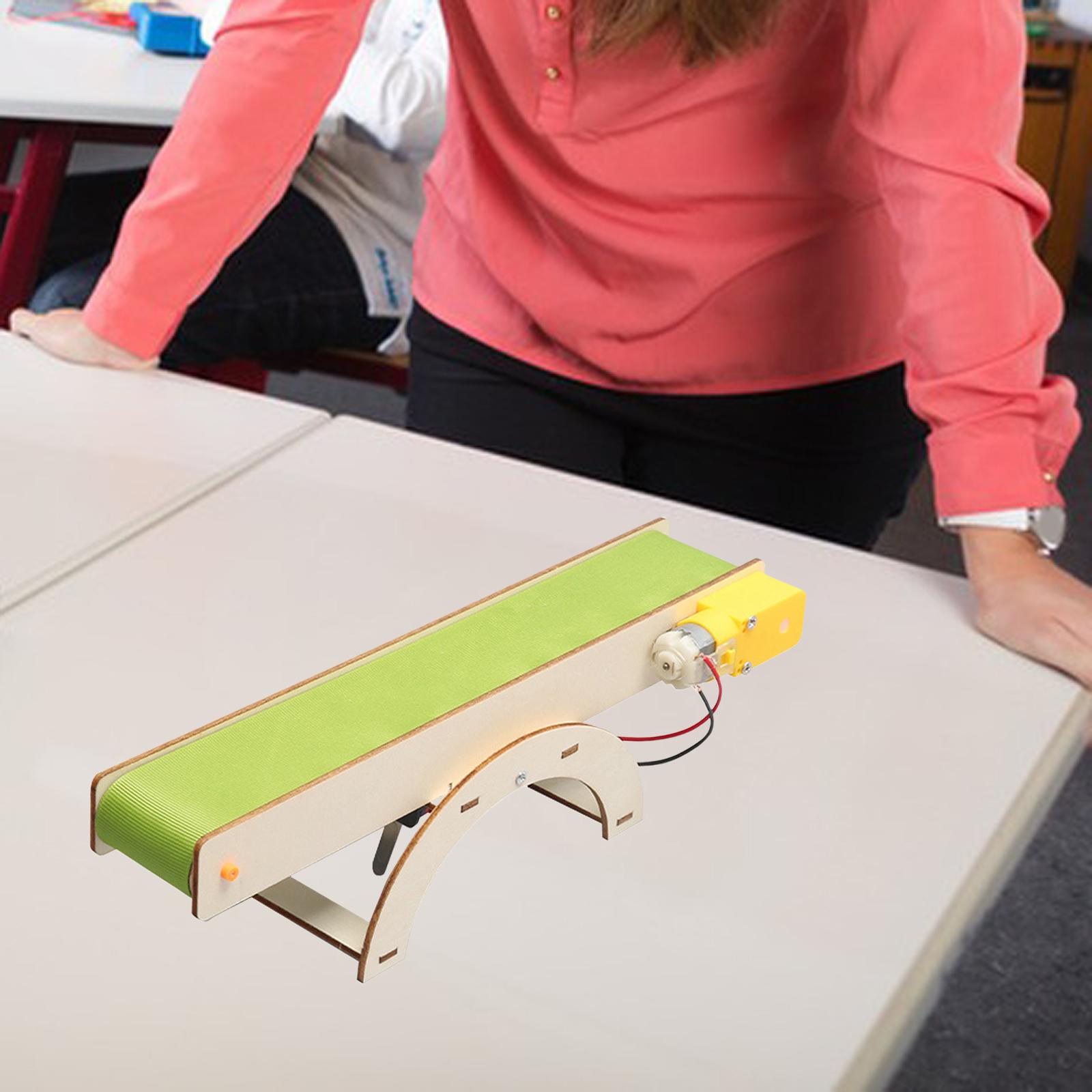 Conveyor Belt DIY Fittings Bui - مراجعة Science Project Kit وسعره