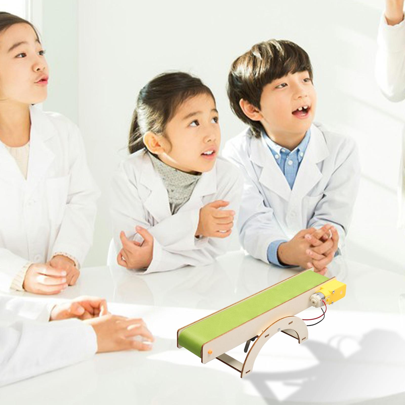 Conveyor Belt DIY Fittings Bui - مراجعة Science Project Kit وسعره